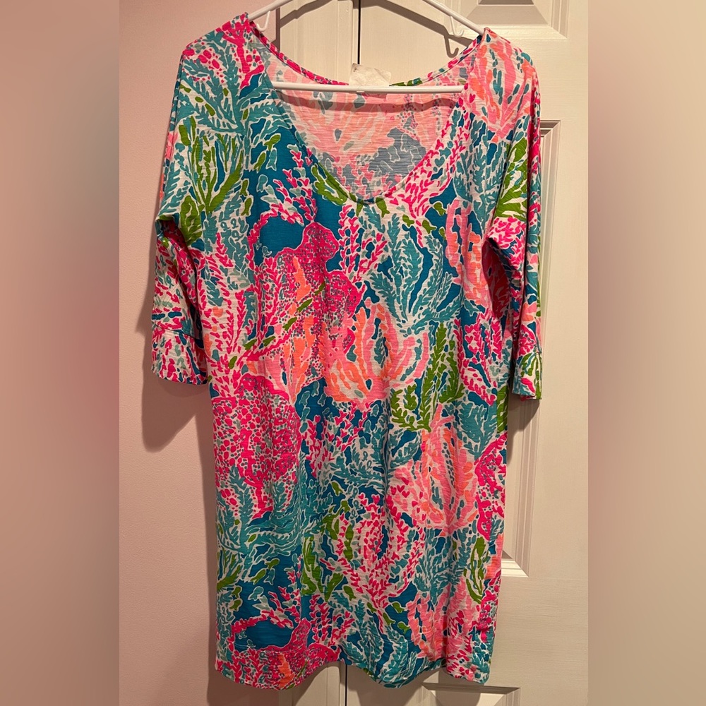 VGUC Lilly Pulitzer Eliza Dress M Let’s Cha Cha